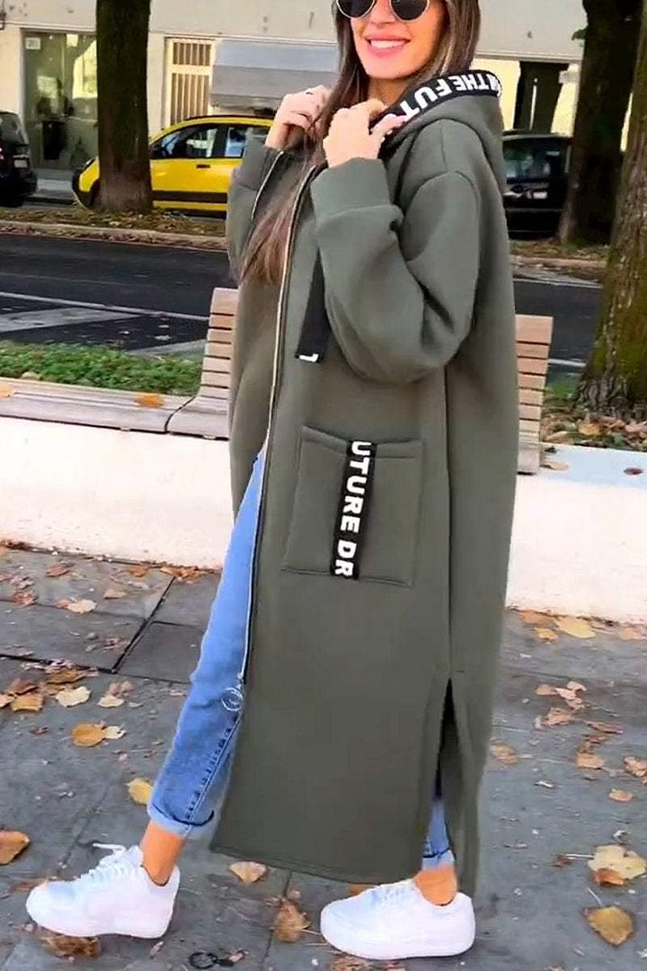 Zip-Through Sweatshirt Jacket