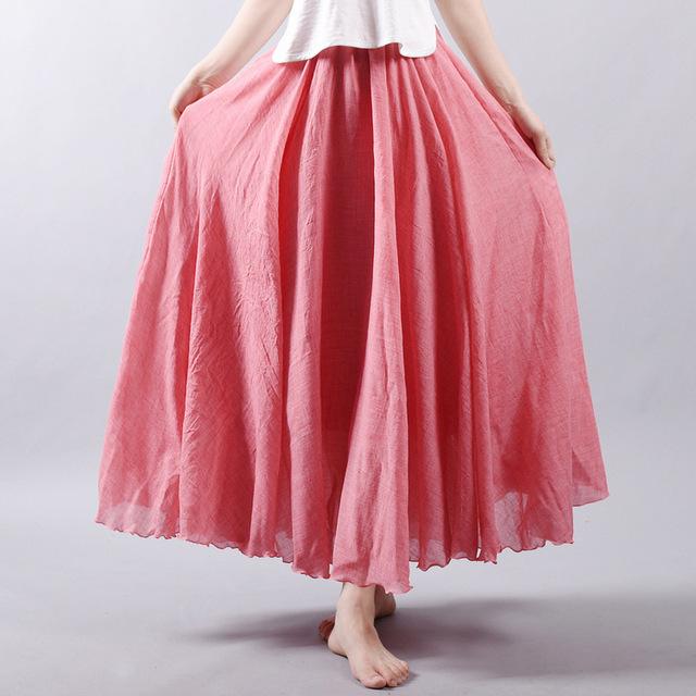 Flowy Maxi Skirt - Lightweight, Elegant, Effortless Style