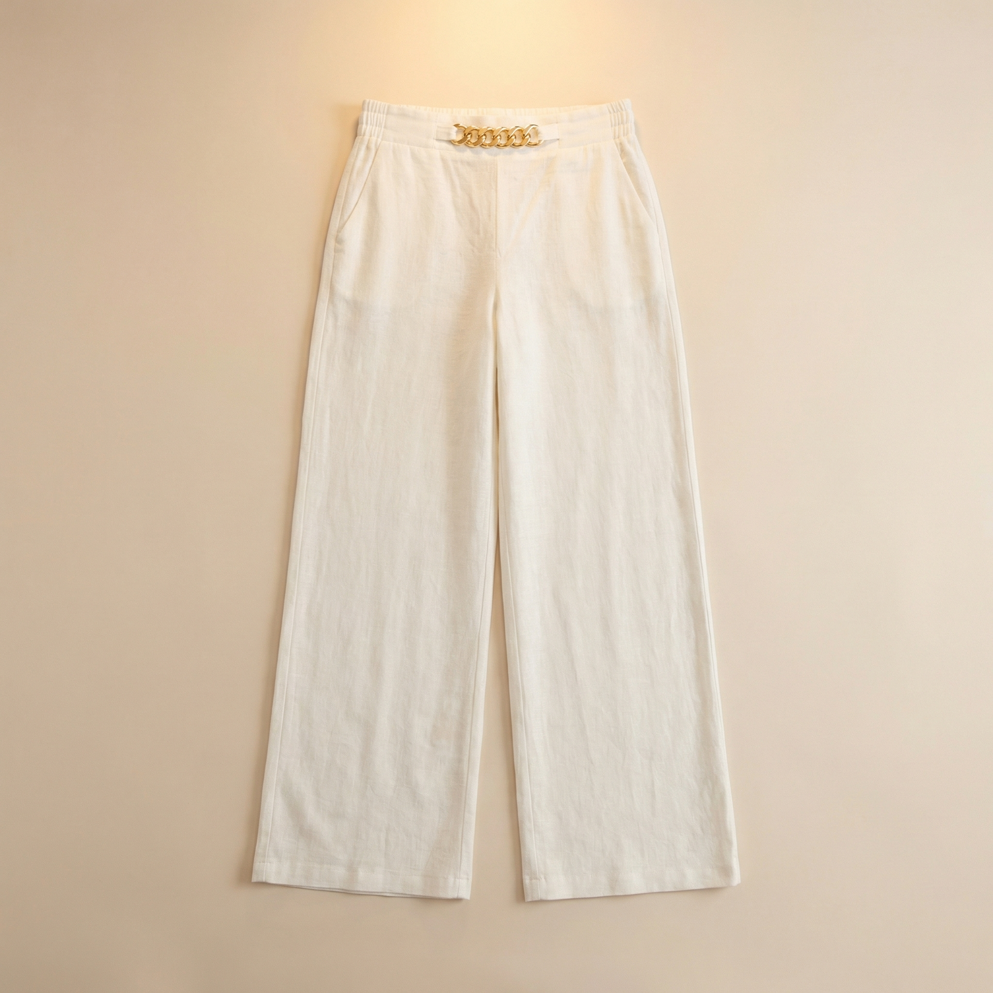Florenza™ – Gold Accent Wide Leg Trousers
