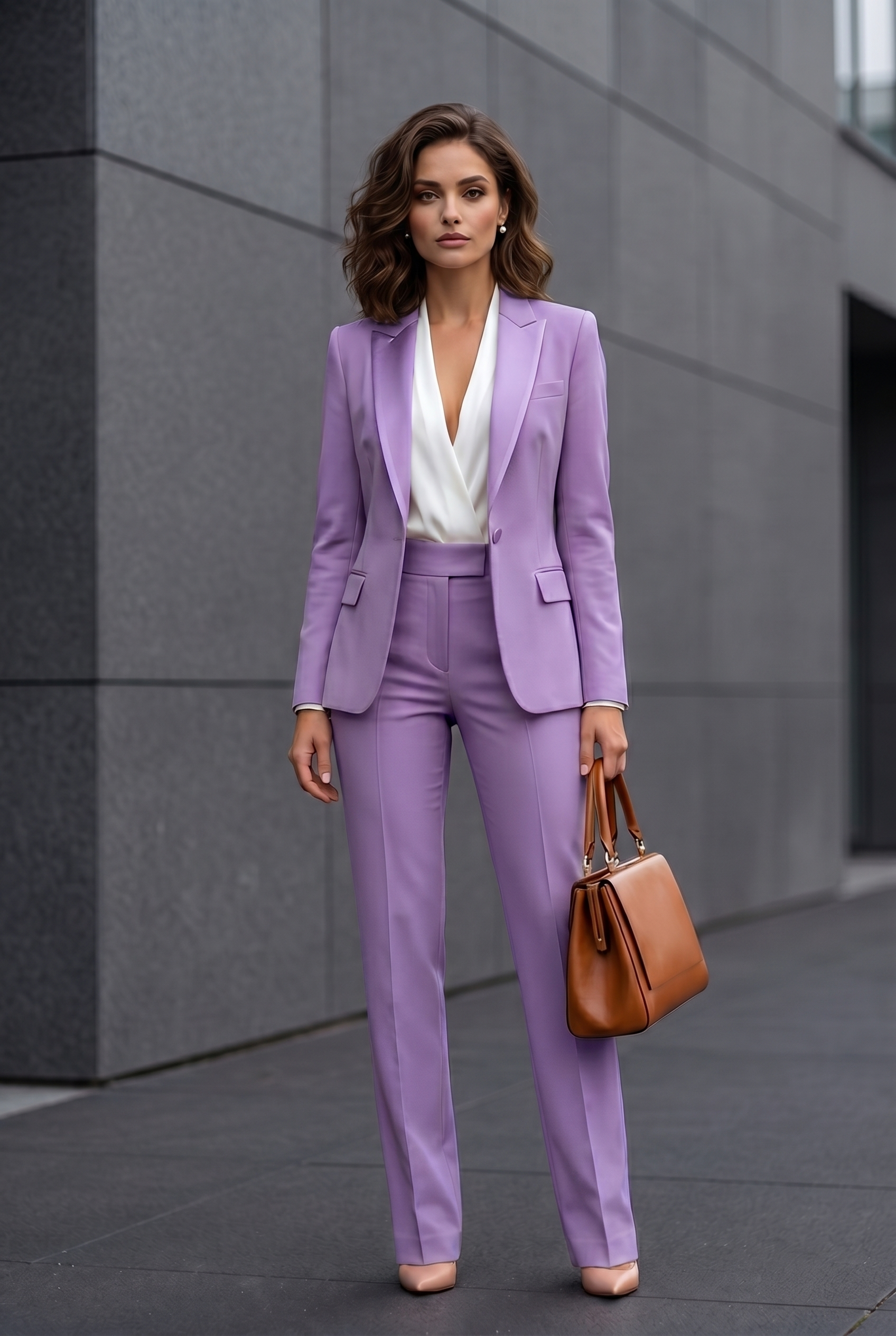 Jessica – Power Poise Tailored Pantsuit