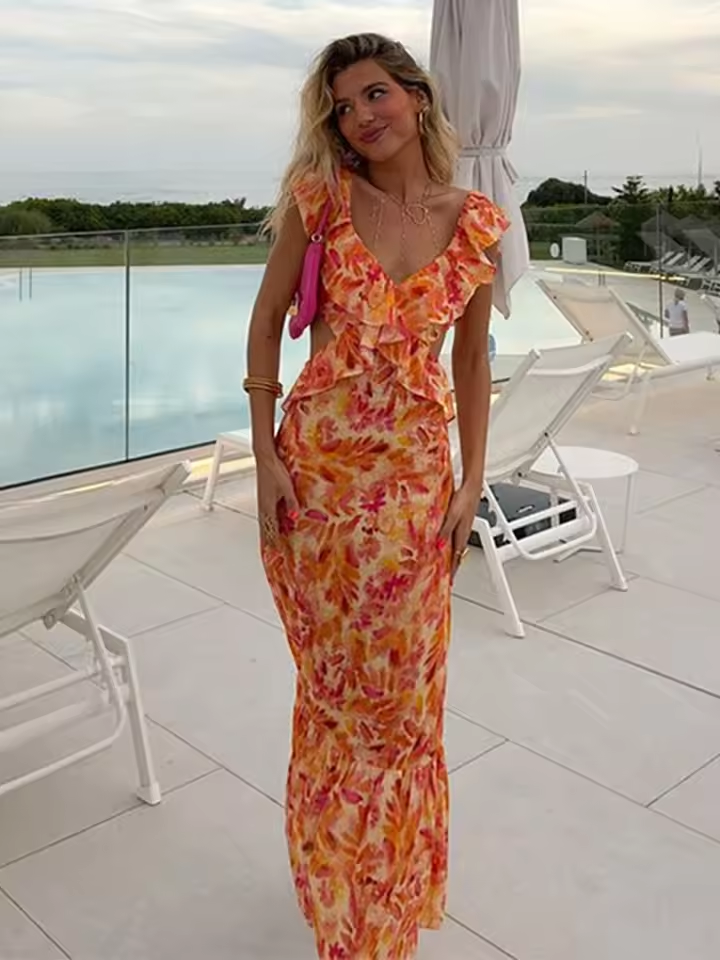 MaxiLed with ruffles - female & airy look for the summer