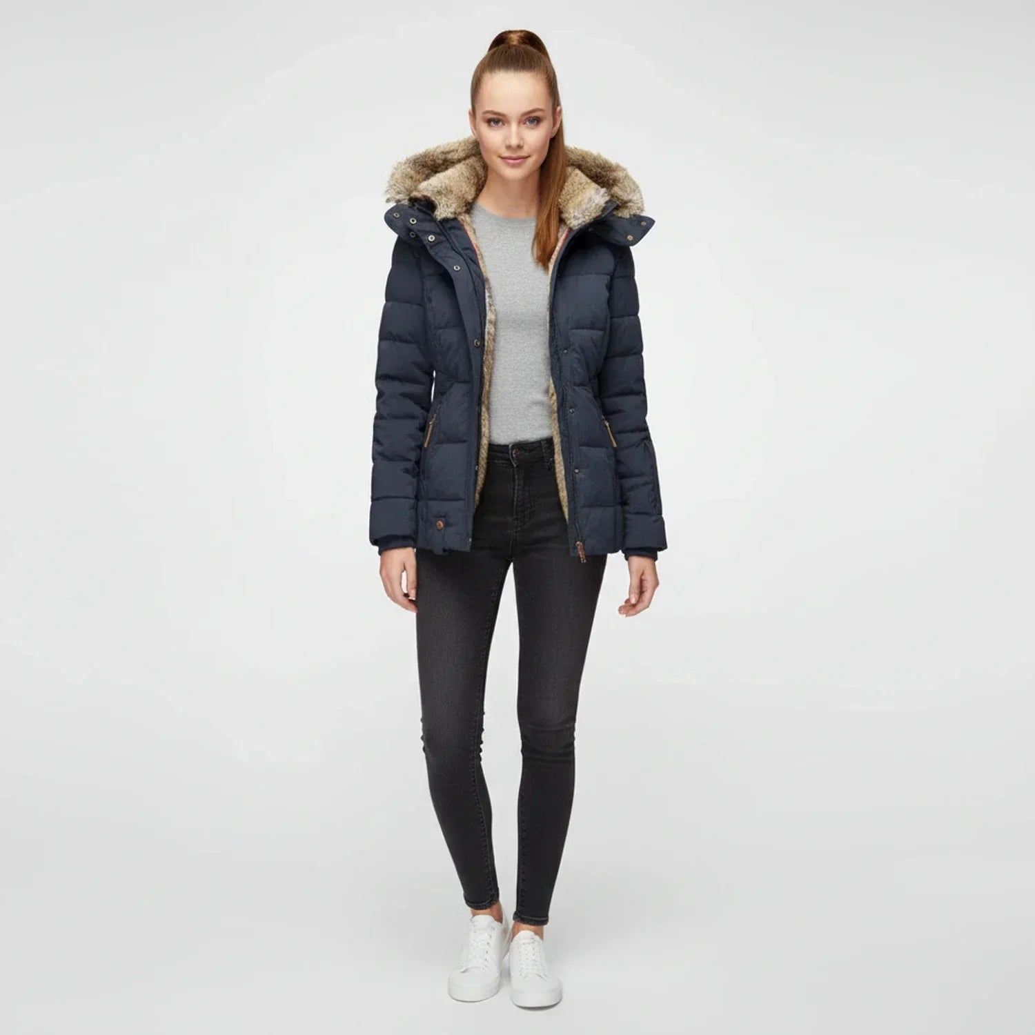 Hooded Quilted Winter Puffer Jacket