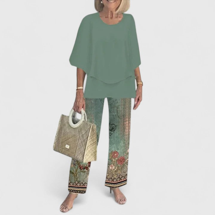 Marzyelle — Crew Neck Top and Trousers
