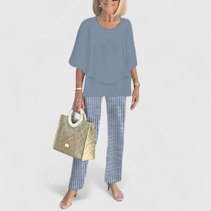 Marzyelle — Crew Neck Top and Trousers