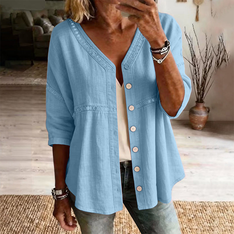 Ondine blouse, third view