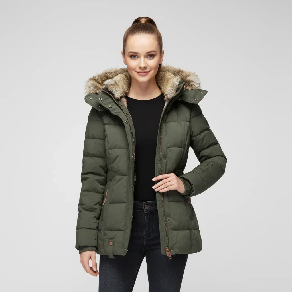 Hooded Quilted Winter Puffer Jacket