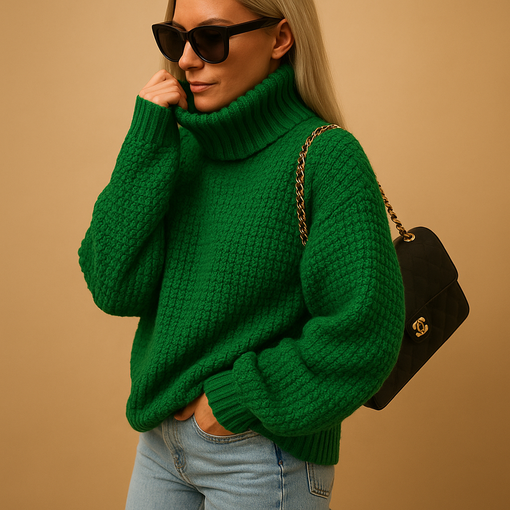 Chunky Ribbed Knit Sweater