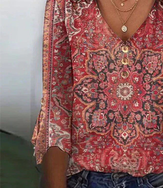Arabella — Bold Print Classic Top
