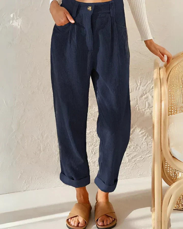 Soft corduroy pants