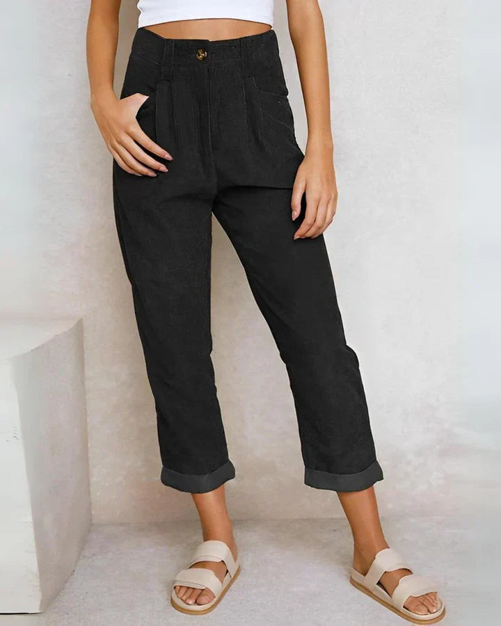 Soft corduroy pants