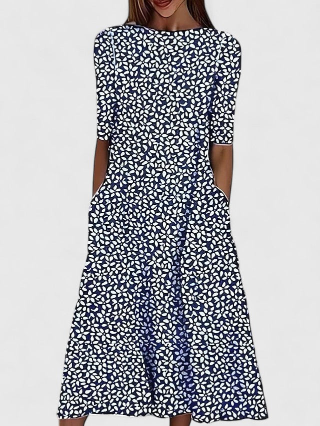 Cianne — Breezy Floral Midi Dress